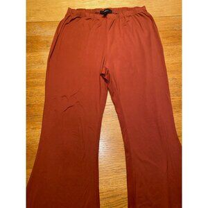 Forever 21 Wide-Legged Rust Red Womens Pants